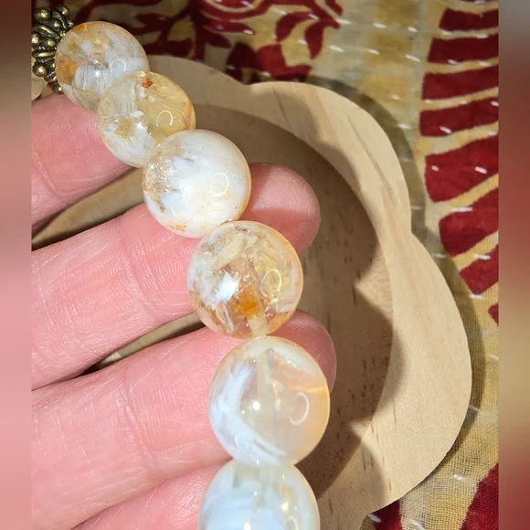 12mm Citrine Bracelet - Picture 6 of 13